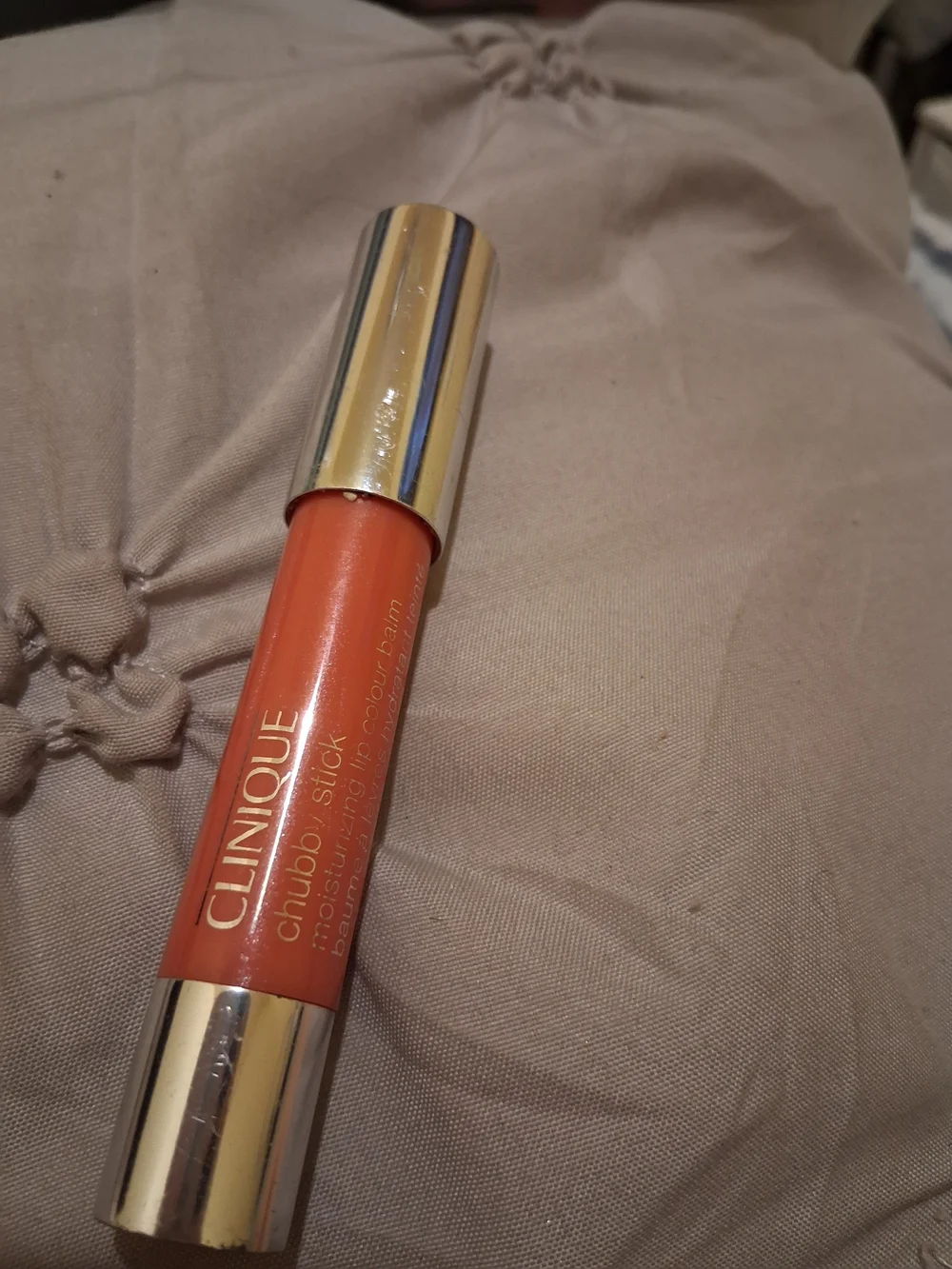 Clinique Chubby Stick Lip Colour Balm — Coral Orange